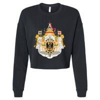 Coat Of Arms German Empire Imperial Eagle Cropped Pullover Crew