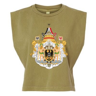 Coat Of Arms German Empire Imperial Eagle Garment-Dyed Women's Muscle Tee