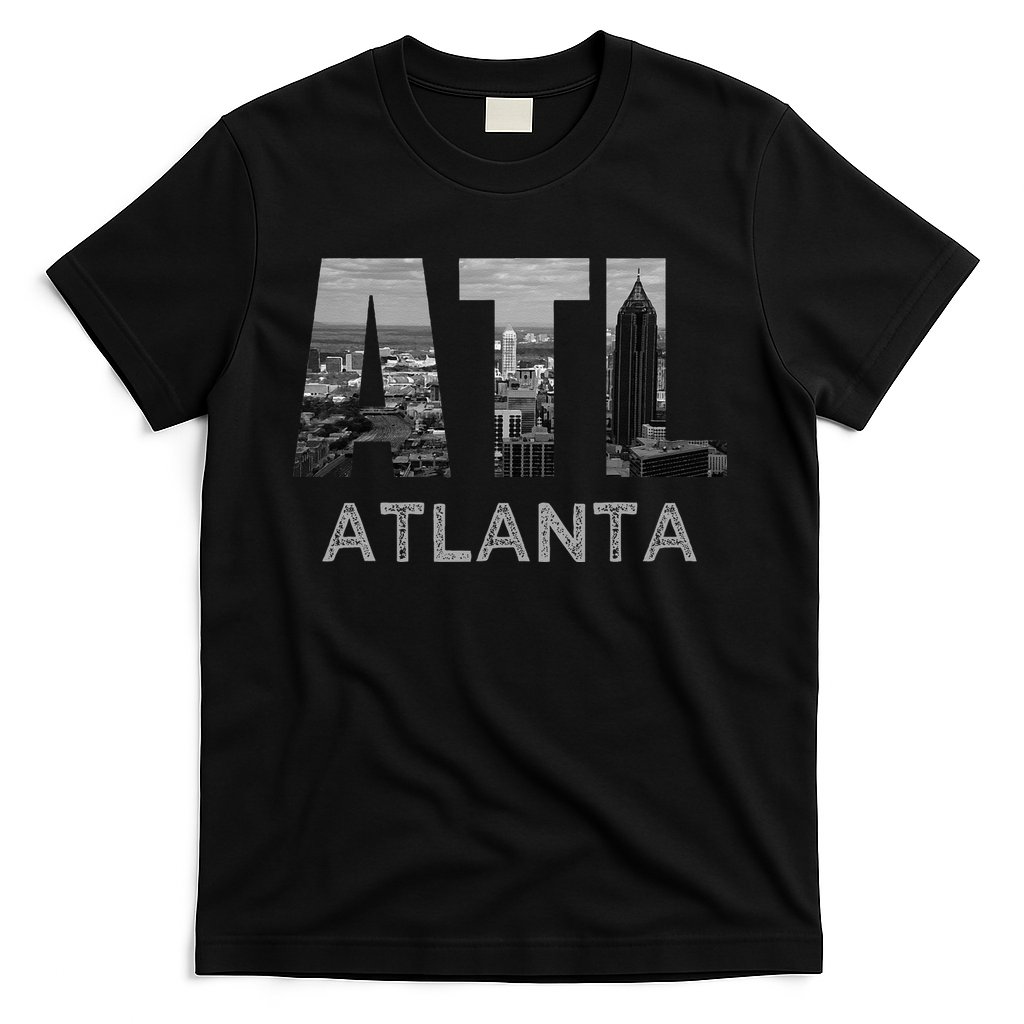 City Of Atlanta Georgia Skyline Cityscape Downtown ATL Home T-Shirt