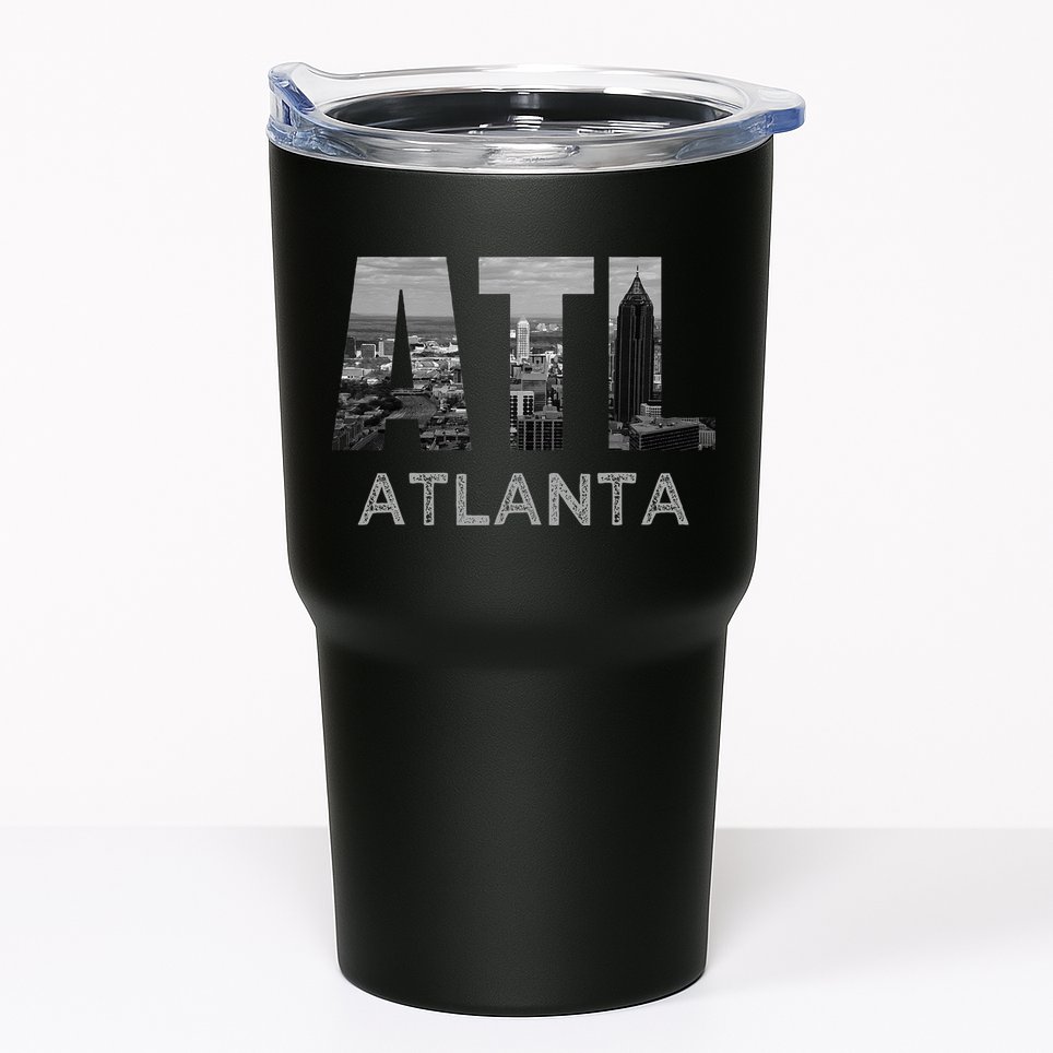 City Of Atlanta Georgia Skyline Cityscape Downtown ATL Home Tumbler