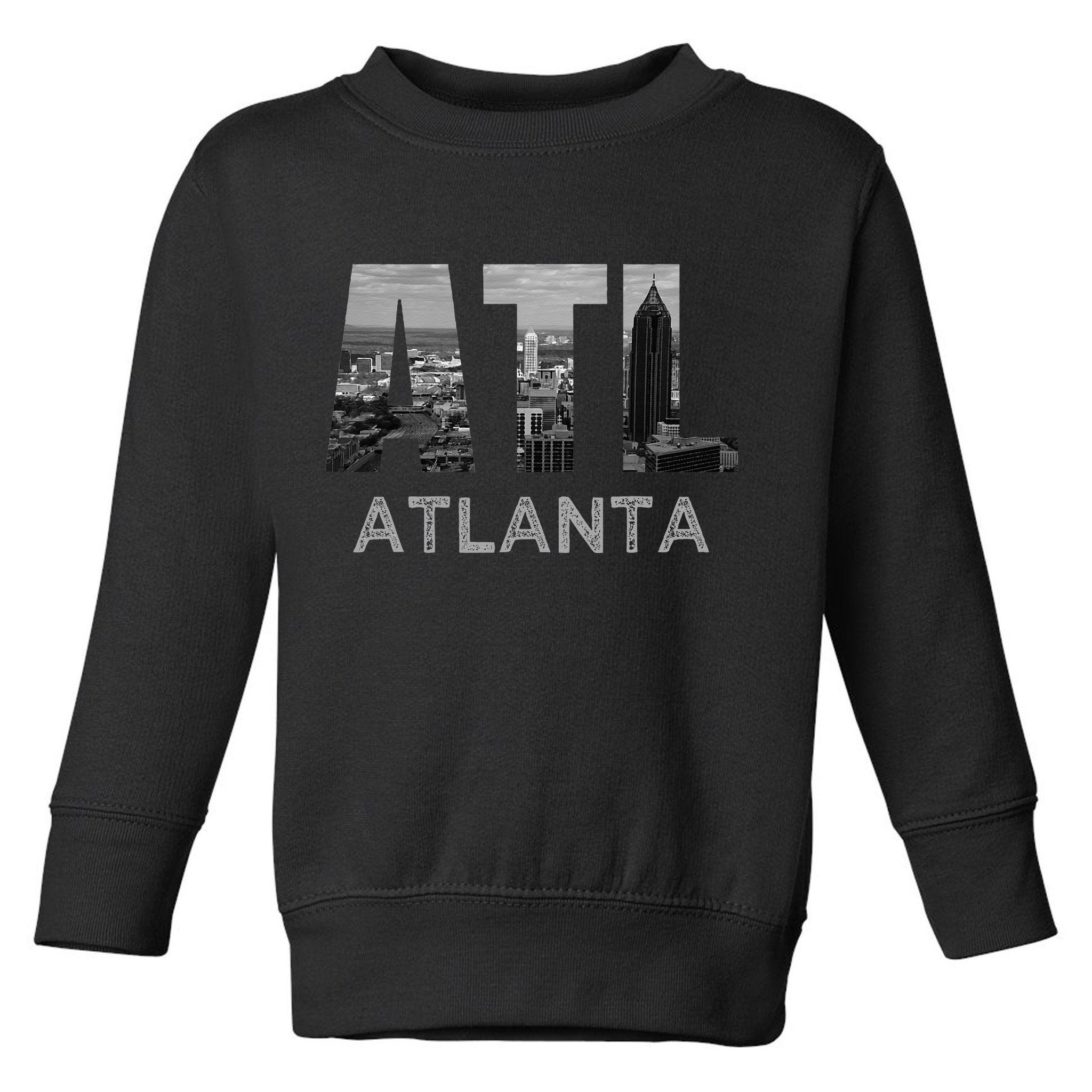 City Of Atlanta Georgia Skyline Cityscape Downtown ATL Home Toddler Sweatshirt