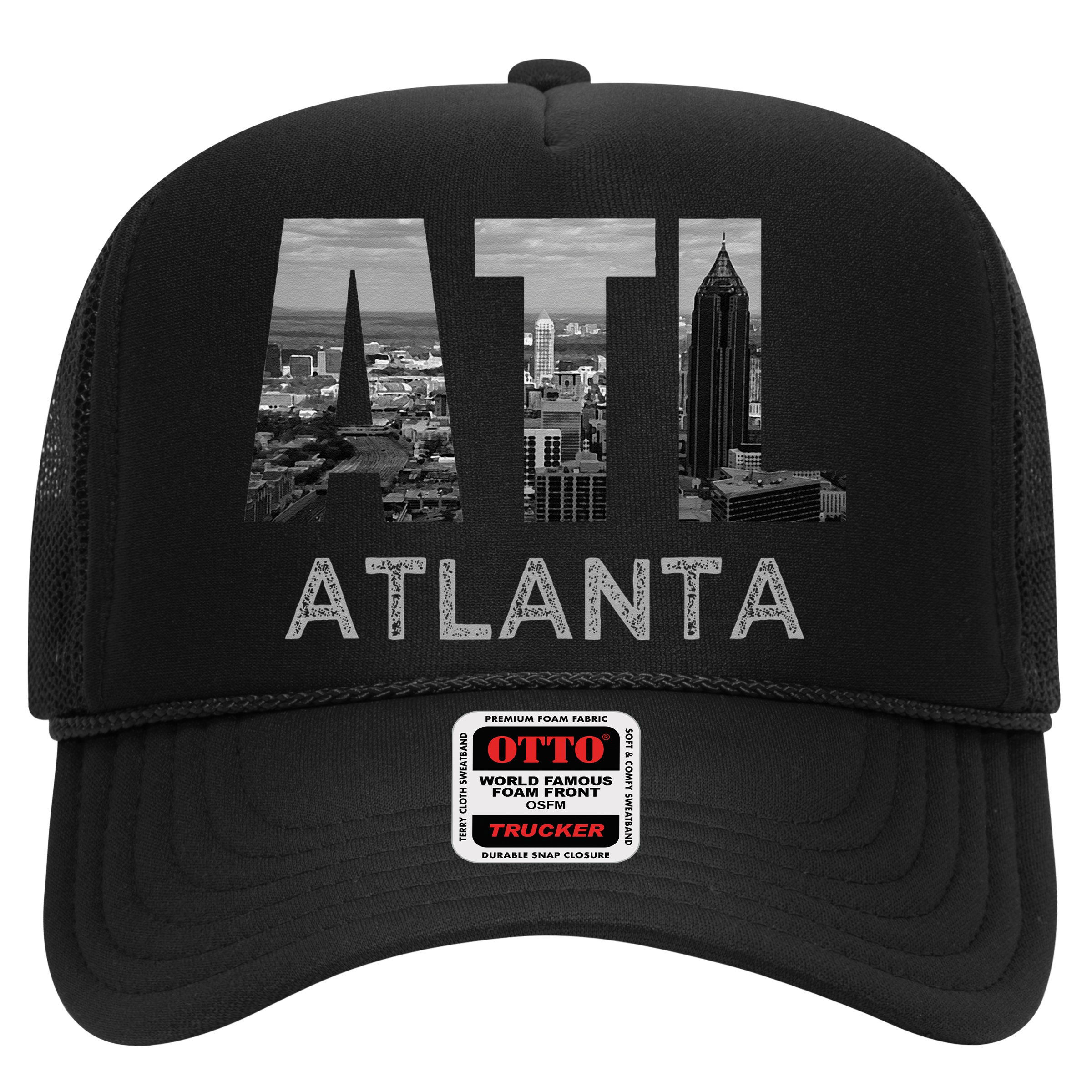 City Of Atlanta Georgia Skyline Cityscape Downtown ATL Home Hat