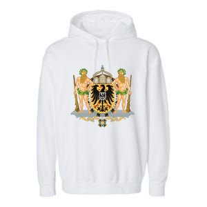 Coat Of Arms German Empire Imperial Eagle Garment-Dyed Fleece Hoodie