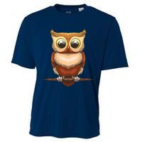 Cute Owl Art For Men Women Boy Girl Owl Lovers Cooling Performance Crew T-Shirt