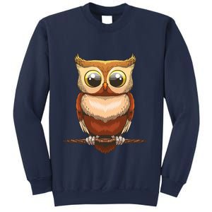 Cute Owl Art For Men Women Boy Girl Owl Lovers Sweatshirt