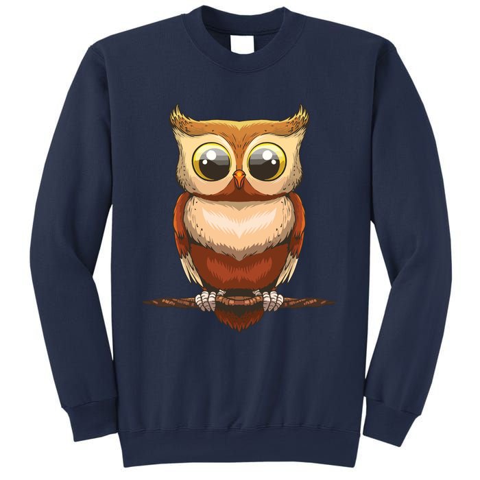 Cute Owl Art For Men Women Boy Girl Owl Lovers Sweatshirt