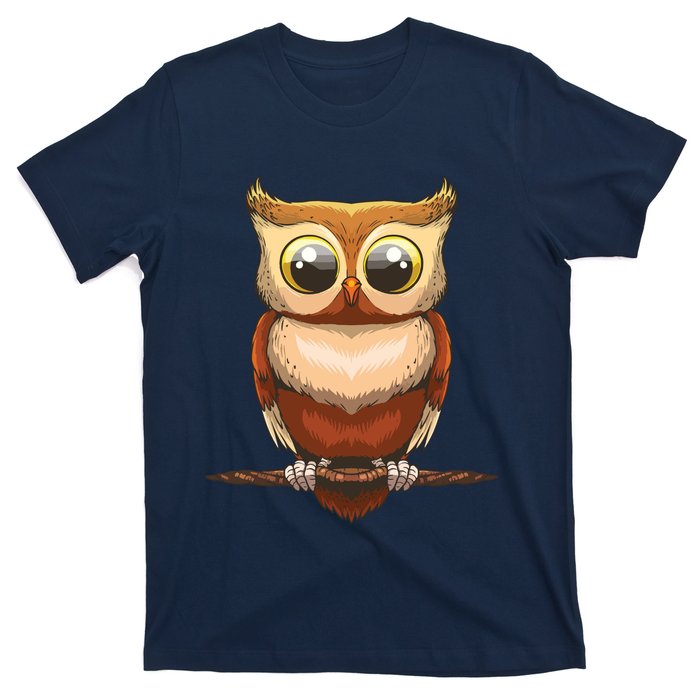 Cute Owl Art For Men Women Boy Girl Owl Lovers T-Shirt