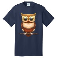 Cute Owl Art For Men Women Boy Girl Owl Lovers Tall T-Shirt