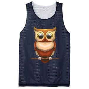 Cute Owl Art For Men Women Boy Girl Owl Lovers Mesh Reversible Basketball Jersey Tank