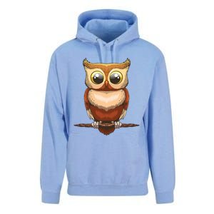 Cute Owl Art For Men Women Boy Girl Owl Lovers Unisex Surf Hoodie