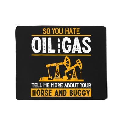 Cool Oilfield Art Men Women Roughneck Oil Rig Worker Driller Mousepad