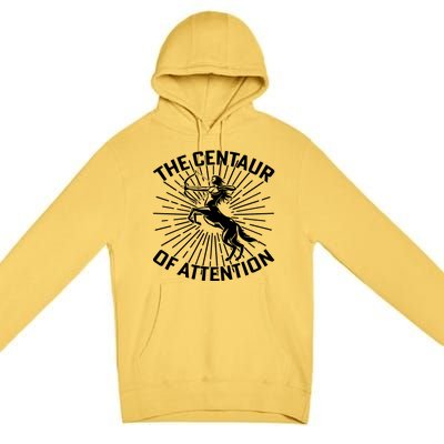 Centaur Of Attention History Teacher Premium Pullover Hoodie