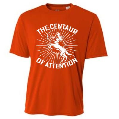 Centaur Of Attention History Teacher Cooling Performance Crew T-Shirt