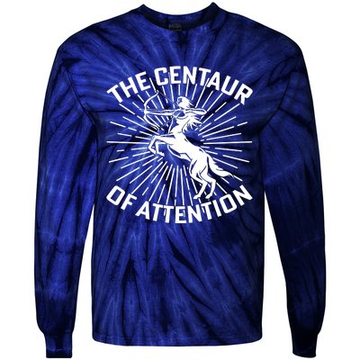 Centaur Of Attention History Teacher Tie-Dye Long Sleeve Shirt