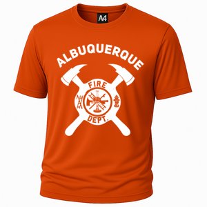 City Of Albuquerque Fire Departt New Mexico Firefighter Great Gift Cooling Performance Crew T-Shirt