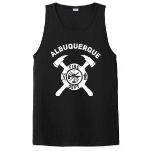 City Of Albuquerque Fire Departt New Mexico Firefighter Great Gift PosiCharge Competitor Tank