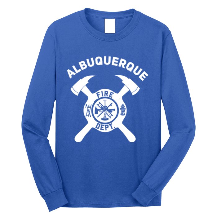 City Of Albuquerque Fire Departt New Mexico Firefighter Great Gift Long Sleeve Shirt