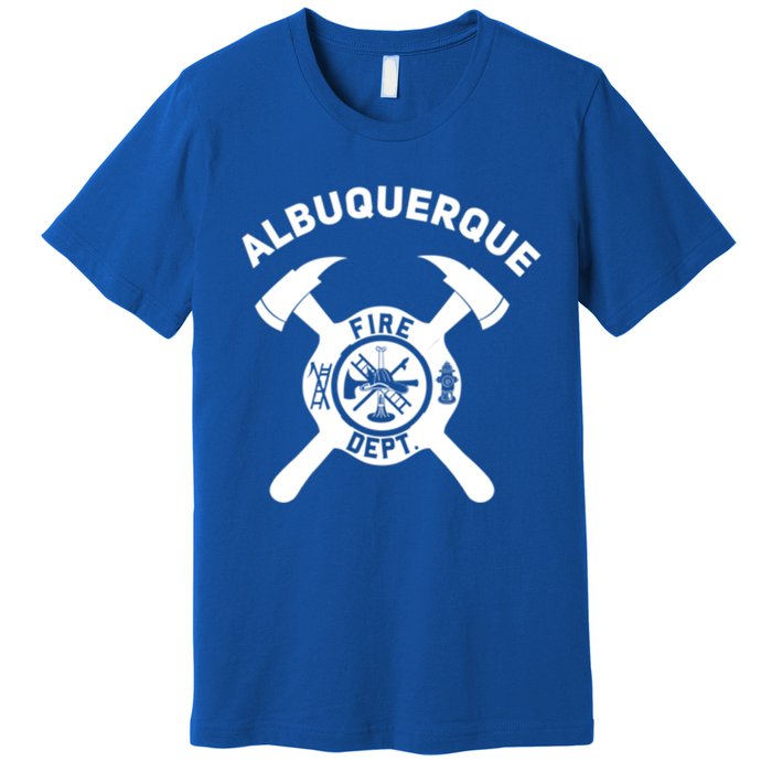 City Of Albuquerque Fire Departt New Mexico Firefighter Great Gift Premium T-Shirt