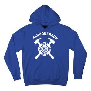 City Of Albuquerque Fire Departt New Mexico Firefighter Great Gift Tall Hoodie