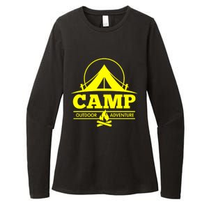 Camp Outdoor Adventure Camping Womens CVC Long Sleeve Shirt