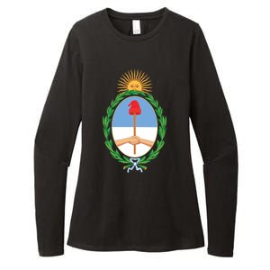 Coat Of Arms Of Argentina Womens CVC Long Sleeve Shirt