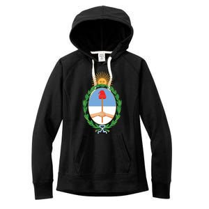 Coat Of Arms Of Argentina Women's Fleece Hoodie