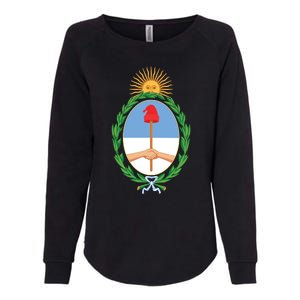 Coat Of Arms Of Argentina Womens California Wash Sweatshirt