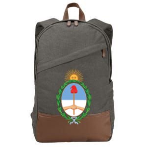 Coat Of Arms Of Argentina Cotton Canvas Backpack