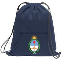 Coat Of Arms Of Argentina Sweatshirt Cinch Pack Bag