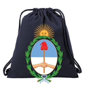 Coat Of Arms Of Argentina Drawstring Bag