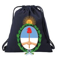 Coat Of Arms Of Argentina Drawstring Bag