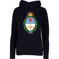 Coat Of Arms Of Argentina Womens Funnel Neck Pullover Hood