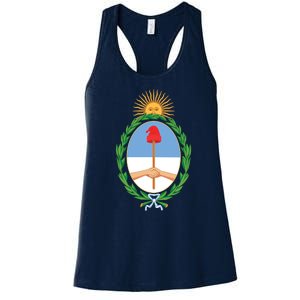 Coat Of Arms Of Argentina Women's Racerback Tank