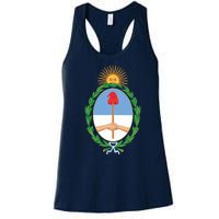 Coat Of Arms Of Argentina Women's Racerback Tank