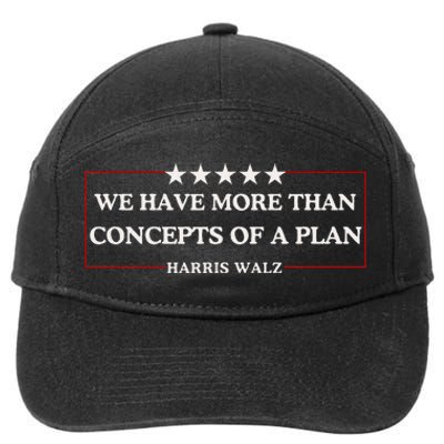 Concepts Of A Plan Harris Walz 2024 Kamala 47 7-Panel Snapback Hat