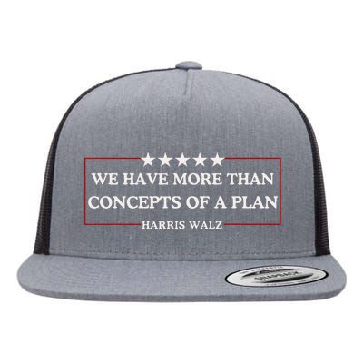 Concepts Of A Plan Harris Walz 2024 Kamala 47 Flat Bill Trucker Hat