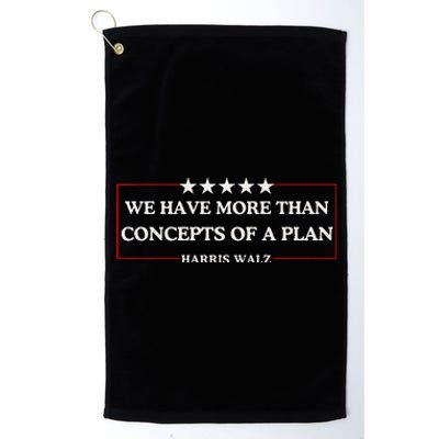 Concepts Of A Plan Harris Walz 2024 Kamala 47 Platinum Collection Golf Towel