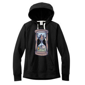 Camping Outdoor Adventure | Night Campfire Women's Fleece Hoodie