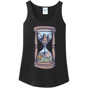 Camping Outdoor Adventure | Night Campfire Ladies Essential Tank