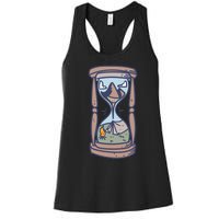 Camping Outdoor Adventure | Night Campfire Women's Racerback Tank