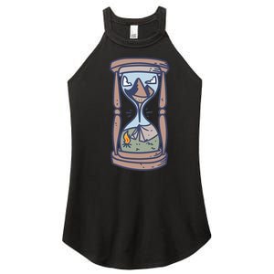 Camping Outdoor Adventure | Night Campfire Women's Perfect Tri Rocker Tank