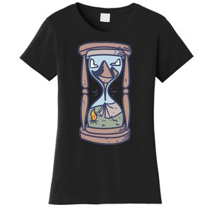 Camping Outdoor Adventure | Night Campfire Women's T-Shirt