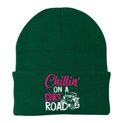 Chillin On A Dirt Road Side By Side Utv Knit Cap Winter Beanie