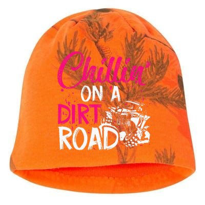 Chillin On A Dirt Road Side By Side Utv Kati - Camo Knit Beanie