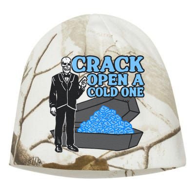 Crack Open A Cold One Kati - Camo Knit Beanie