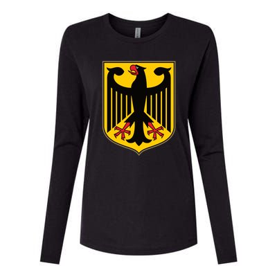 Coat Of Arms Of Germany | German Eagle Womens Cotton Relaxed Long Sleeve T-Shirt