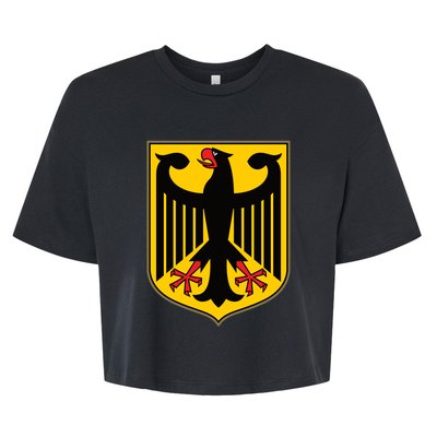 Coat Of Arms Of Germany | German Eagle Bella+Canvas Jersey Crop Tee