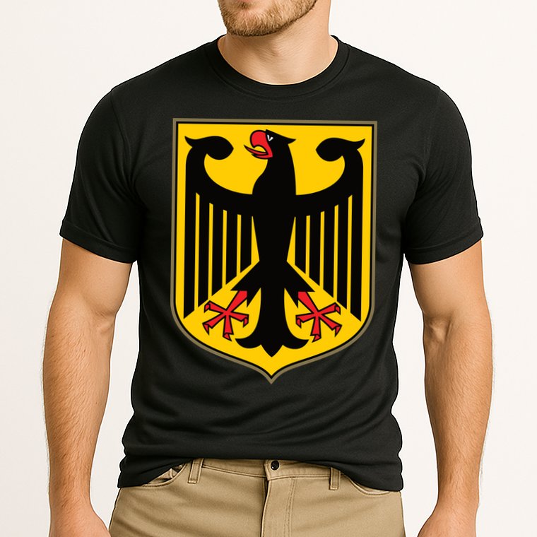 Coat Of Arms Of Germany | German Eagle Cooling Performance Crew T-Shirt