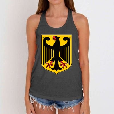 Coat Of Arms Of Germany | German Eagle Women's Knotted Racerback Tank