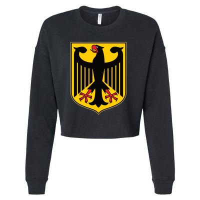 Coat Of Arms Of Germany | German Eagle Cropped Pullover Crew